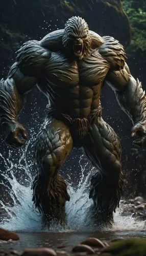 hulk,avenger hulk hero,incredible hulk,tarzan,brute,merman,orc,wolverine,water creature,poseidon,minion hulk,nature's wrath,leopard's bane,god of the sea,el golfo,aquaman,swamp football,bordafjordur,kraken,angry man,Photography,General,Fantasy