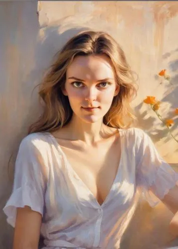 margairaz,delpy,margaery,seydoux,khnopff,aslaug,marloes,marylou,labovitz,galadriel,jessamine,leibovitz,zellweger,seyfried,young woman,juliet,lissa,kidman,photorealist,photo painting