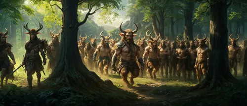 cernunnos,primordial,prosimians,pygmies,encomiendas,treepeople