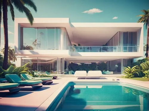 tropical house,dreamhouse,mid century house,riviera,mid century modern,pool house,modern house,beach house,dunes house,mansions,beachhouse,3d rendering,render,florida home,renders,3d render,modern architecture,luxury property,holiday villa,midcentury,Conceptual Art,Sci-Fi,Sci-Fi 29