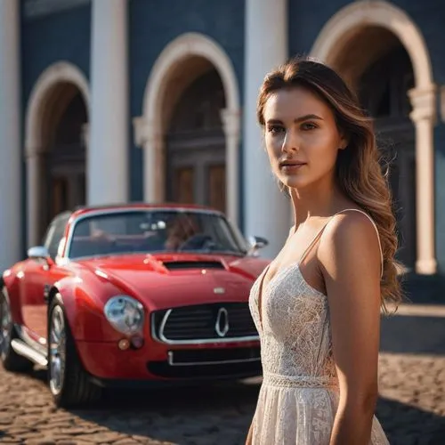 mercedes-benz 300 sl,300 sl,girl and car,mercedes 190 sl,mercedes benz 190 sl,maserati,Photography,General,Cinematic