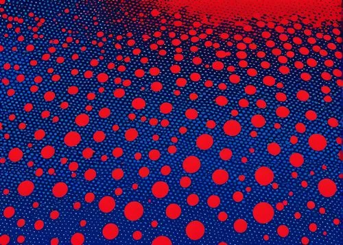 red blue wallpaper,kusama,blue red ground,fruit pattern,dot pattern,red matrix,nanomaterial,christmas balls background,candy pattern,bokeh pattern,polka dot paper,dots,dot background,halftone background,abstract pattern,watermelon pattern,quasicrystals,nanoscale,nanostructures,red thread,Photography,General,Realistic