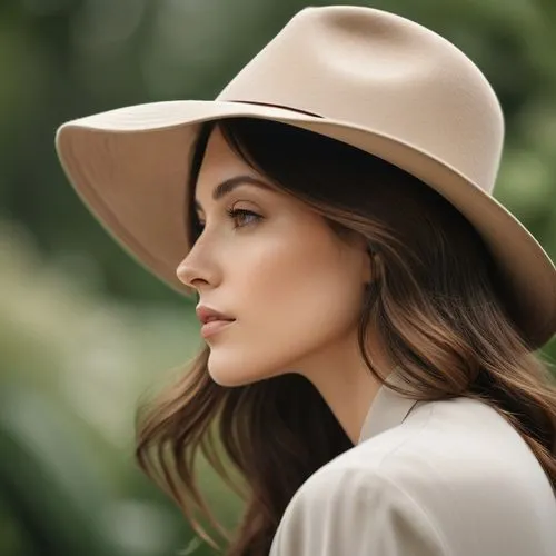 brown hat,panama hat,leather hat,girl wearing hat,women's hat,the hat-female,Photography,Fashion Photography,Fashion Photography 09