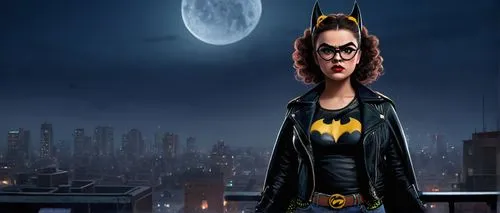 catwoman,super heroine,digital compositing,birds of prey-night,crime fighting,superhero background,bat,lantern bat,wonder woman city,night administrator,comic characters,photoshop manipulation,batman,sci fiction illustration,comic hero,nite owl,animated cartoon,super woman,super moon,barb,Art,Artistic Painting,Artistic Painting 31