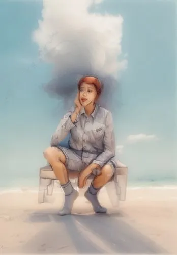 girl sitting,woman sitting,girl with speech bubble,girl wearing hat,woman thinking,the beach pearl,smoking girl,beach background,cigarette girl,girl in a long,akko,seafarer,pin-up girl,retro pin up girl,retro girl,girl smoke cigarette,straw hat,retro woman,pin up girl,woman with ice-cream