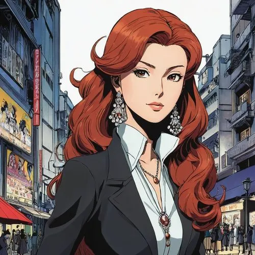 fujiko,madelyne,manara,siryn,asami,rahne,Illustration,Japanese style,Japanese Style 18