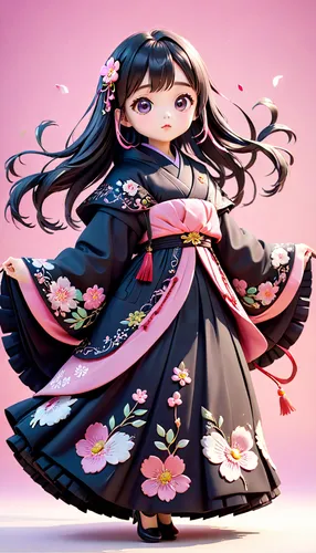 hanbok,japanese doll,mukimono,cloth doll,anime japanese clothing,the japanese doll,vax figure,plum blossoms,geisha girl,japanese sakura background,plum blossom,japanese idol,tumbling doll,oriental princess,kokeshi doll,doll dress,peach blossom,female doll,doll figure,flamenco,Anime,Anime,General