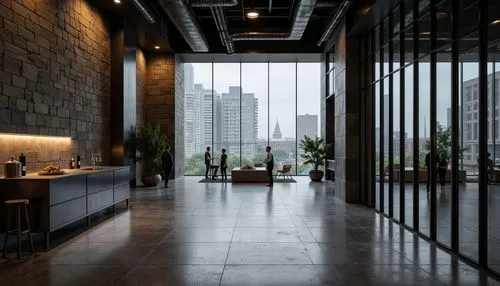 penthouses,hallway space,glass wall,minotti,entryway,lofts,loft,andaz,amanresorts,tile kitchen,hallway,interior modern design,sathorn,dark cabinetry,luxury bathroom,entryways,associati,chongqing,modern office,contemporary decor