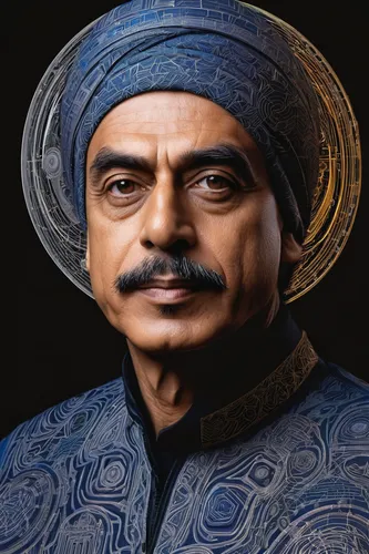 mukesh ambani,indian celebrity,jawaharlal,kul-sharif,turban,sultan,from persian shah,the emperor's mustache,persian poet,shashed glass,ursaab,sajji,aladha,zoroastrian novruz,shah,omani,bangladeshi taka,rupee,mujaddara,ibn tulun,Illustration,Abstract Fantasy,Abstract Fantasy 21