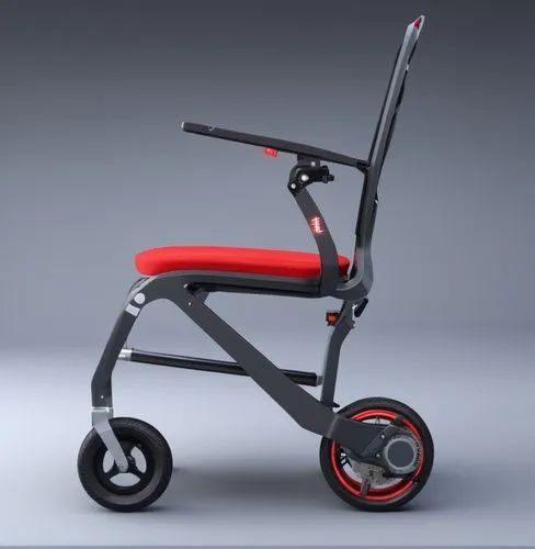 碳纤维电动轮椅车
,an orange and black chair that is sitting on wheels,electric scooter,trikke,push cart,motor scooter,motorscooter,scootering,Photography,General,Realistic