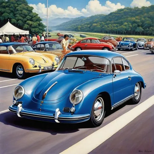 porsche 356,porsche 356/1,356 b,volkswagen beetle,porsche 912,volkswagen new beetle,vw beetle,the beetle,porsche,porsche targa,porsche 550,renault alpine,alpine a110,volkswagen 181,volkswagen type 3,volkswagen karmann ghia,classic cars,volkswagen vw,porsche 911,beetles,Illustration,Retro,Retro 06