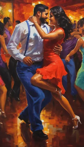 salsa dance,latin dance,argentinian tango,dancing couple,tango argentino,country-western dance,square dance,ballroom dance,dance with canvases,oil painting on canvas,go-go dancing,tango,dancing shoes,salsa,to dance,dancesport,valse music,dance,dancing,waltz,Conceptual Art,Oil color,Oil Color 11