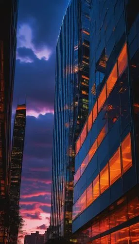 vdara,office buildings,escala,njitap,glass building,dusk,skyscraper,skyscrapers,costanera center,ortigas,strijdom,nbbj,kgmb,kamppi,benaroya,aoyama,pc tower,office building,evening city,hdr,Illustration,Retro,Retro 15