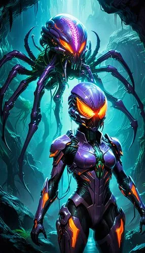 metroid,kerrii,kerrigan,scourge,xeno,telos,alien warrior,vanu,samus,cyberian,cyberia,abyssal,wildstar,cyberdog,yusaku,gravemind,cyberstar,shadowboxer,cybersmith,majora,Conceptual Art,Sci-Fi,Sci-Fi 10