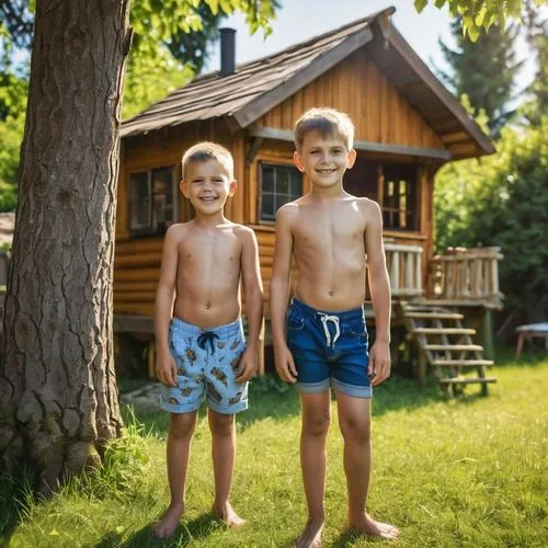 grandnephews,belarusians,grandsons,bosniaks,kiddos,girl and boy outdoor,Photography,General,Realistic