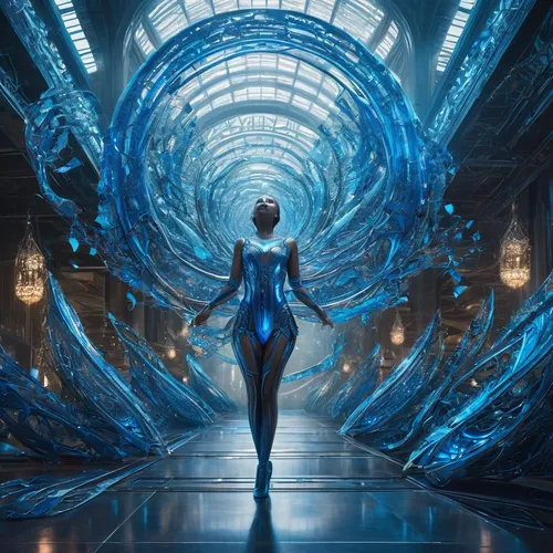 valerian,fantasia,aura,echo,avatar,andromeda,electro,blue enchantress,indigo,cinderella,cg artwork,vortex,hall of the fallen,blu,cirque du soleil,apiarium,passengers,ice queen,futuristic,jaya