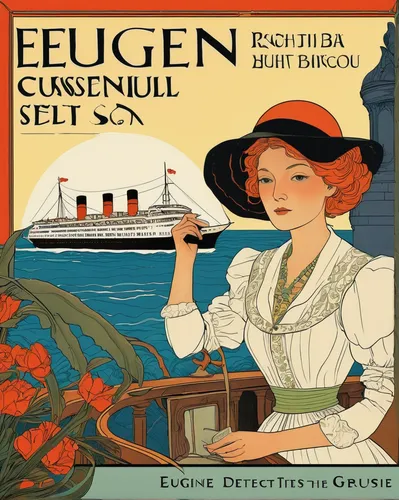 ocean liner,zeebrugge,cd cover,etelsen,english channel,tanacetum balsamita,queen mary 2,troopship,blankenese,cover,full-rigged ship,the touquet,aubrietien,travel poster,passenger ship,count of faber castell,eglantine,advertisement,gesellschaftsspiel,book cover,Illustration,Retro,Retro 11