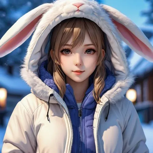 bunny,bunnie,mei,white bunny,kanbun,usagi,Photography,General,Realistic