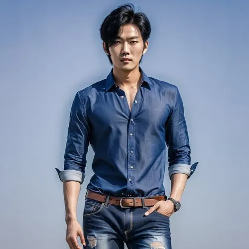 korean man model black hair,an asian man is staring into the camera,yunho,hyeonjong,kangta,junsu,khj,ksh,Photography,General,Realistic