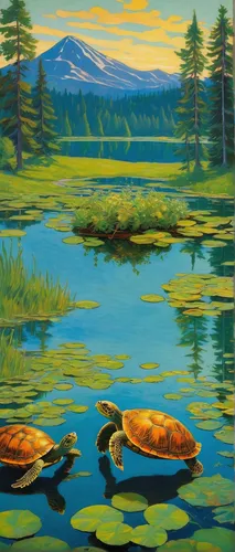 salt meadow landscape,vermilion lakes,two jack lake,high mountain lake,alpine lake,alligator lake,river landscape,mountain lake,laguna verde,lake tanuki,lake santa fe,mountainlake,trillium lake,spring lake,oil on canvas,tidal marsh,freshwater marsh,medicine lake,wetlands,lake mcdonald,Art,Classical Oil Painting,Classical Oil Painting 27