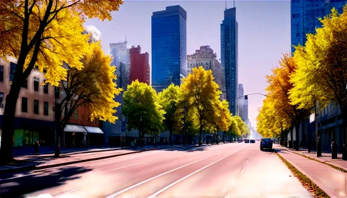 city scape,urban landscape,city highway,marunouchi,cityscapes,hafencity,metasequoia,streetscapes,shenyang,cityview,freewheelin,autumn scenery,streetscape,tree-lined avenue,autumn background,cityline,virtual landscape,potsdamer platz,urbanworld,avenue,Illustration,Realistic Fantasy,Realistic Fantasy 35