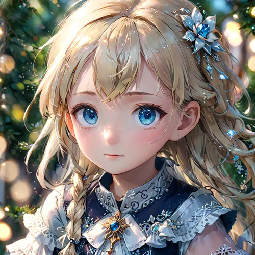 violet evergarden,child fairy,jessamine,little girl fairy,elsa,fantasy portrait,hydrangea,alice,girl in a wreath,golden wreath,fairy,garden fairy,portrait background,winterblueher,child portrait,aurora,fairy tale character,flower fairy,hydrangea background,cinderella,Anime,Anime,General