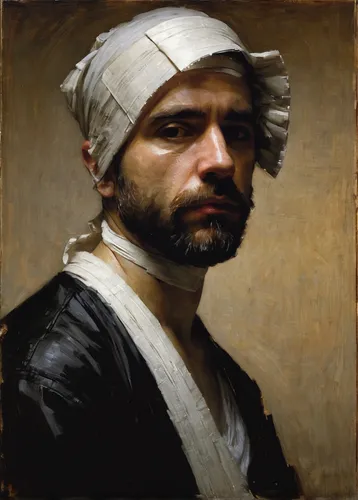 italian painter,persian poet,orientalism,turban,artist portrait,middle eastern monk,self-portrait,a carpenter,bougereau,painting technique,oil painting,abraham,adolphe,carpenter,bloned portrait,bedouin,magur,dervishes,painter,romantic portrait,Conceptual Art,Oil color,Oil Color 11