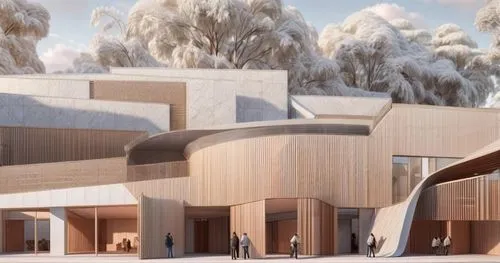 school design,ski facility,olympia ski stadium,archidaily,dunes house,eco-construction,timber house,cube stilt houses,futuristic art museum,wooden construction,3d rendering,cubic house,ski resort,snow house,snow roof,chancellery,wooden facade,snowhotel,arq,futuristic architecture