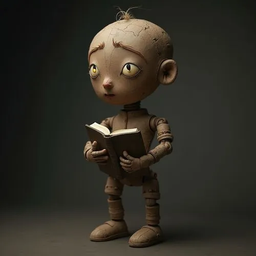 clay doll,wooden doll,3d model,storybook character,gekas,3d figure,Photography,General,Fantasy