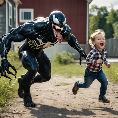 venom,run,venomous,child monster,running fast,skull racing,running frog,to fear,to run,halloween and horror,terror,human halloween,predator,two running dogs,walking spider,rubber dinosaur,landmannahellir,halloween 2019,halloween2019,mutant,Photography,General,Realistic