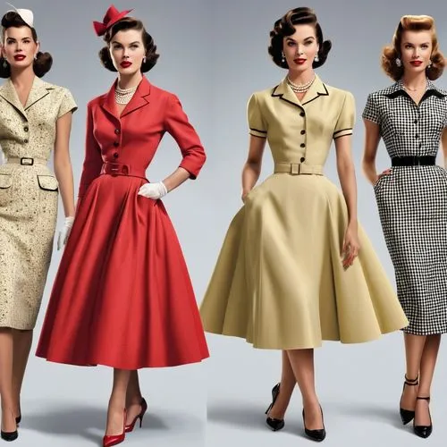 50's style,stewardesses,retro women,retro pin up girls,fifties,vintage women,Photography,General,Realistic