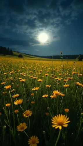 dandelion field,sunflower field,dandelion meadow,field of rapeseeds,chamomile in wheat field,dandelion background,Photography,General,Realistic