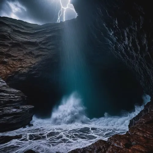 blue cave,poseidon,risen,splash photography,hesychasm,blow hole,ice cave,stormed,natural phenomenon,long exposure light,force of nature,turmoil,cave on the water,water spout,the blue caves,nature's wrath,vortex,el golfo,sea caves,long exposure,Photography,Documentary Photography,Documentary Photography 11