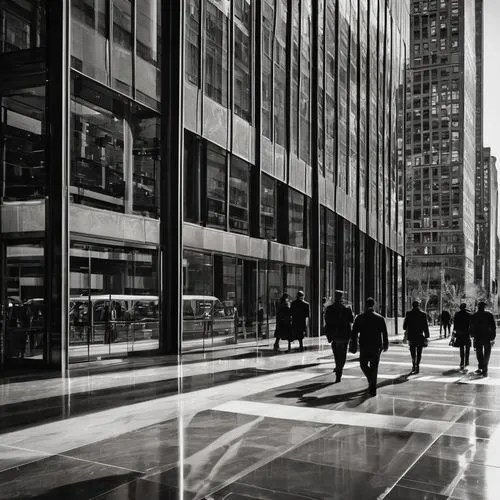 mies,yonge,blackandwhitephotography,glass facades,city scape,cityscapes,broadgate,glass facade,abstract corporate,luminato,bunshaft,shulman,streetscape,tishman,streeterville,streetscapes,bobst,walkable,5th avenue,urbanity,Photography,Black and white photography,Black and White Photography 01