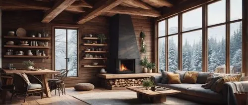 fire place,the cabin in the mountains,fireplace,winter house,coziness,warm and cozy,winter window,wood stove,alpine style,coziest,chalet,cozier,scandinavian style,rustic aesthetic,woodstove,cabane,christmas fireplace,fireplaces,wooden windows,log cabin,Conceptual Art,Sci-Fi,Sci-Fi 11