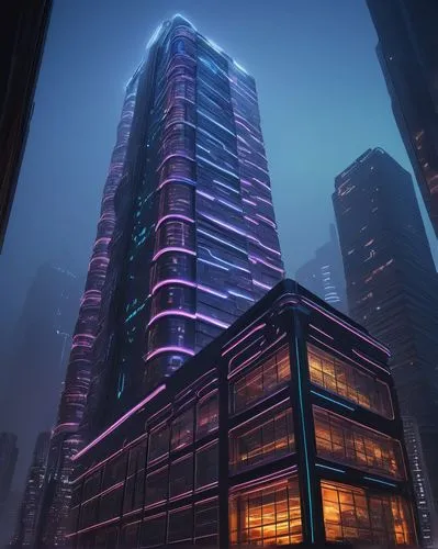 futuristic architecture,the skyscraper,skyscraper,oscorp,cybercity,coruscant,cybertown,glass building,sky apartment,arcology,escala,guangzhou,ctbuh,penthouses,skyscapers,lexcorp,electric tower,megacorporations,cyberport,supertall,Illustration,Realistic Fantasy,Realistic Fantasy 24