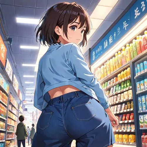 grocery shopping,grocery,grocery store,groceries,supermarket,tsengwen,yanmei,denim,supermarket shelf,yodobashi,jeanswear,jeans background,denim jeans,denim background,jean shorts,suzumiya,aisles,jeans,anri,deli,Anime,Anime,Realistic