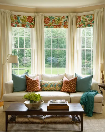 window valance,window treatment,window covering,bay window,window curtain,family room,plantation shutters,slipcover,window blinds,window blind,sitting room,pearl border,flower fabric,floral silhouette frame,flower blanket,curtains,french windows,interior decor,wooden windows,decorates,Art,Artistic Painting,Artistic Painting 21