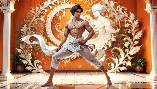 nataraja,ramayan,ramayana,kickboxer,aladha,siam fighter,aladin,theravada buddhism,martial arts,lethwei,indian art,vishuddha,shaolin kung fu,surya namaste,wushu,aladdin,white temple,male ballet dancer,hanuman,bollywood