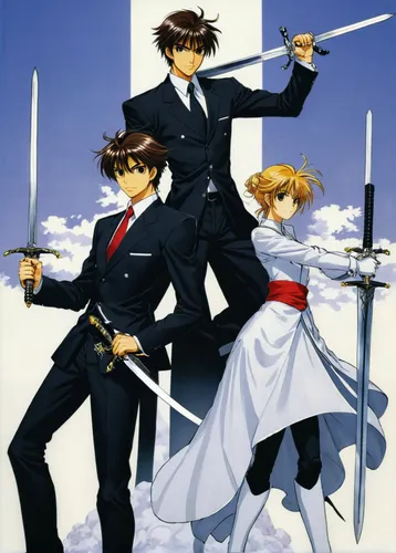 clamp,swordsmen,detective conan,sailors,three masted,lancers,swordsman,neo geo,musketeers,evangelion,three d,stand models,evangelion unit-02,game arc,the three magi,evangelion eva 00 unit,japanese martial arts,kenjutsu,dragon slayers,png image,Illustration,Japanese style,Japanese Style 13