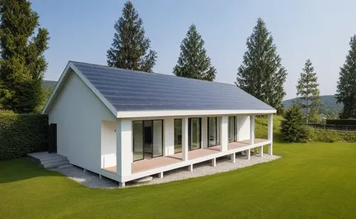 passivhaus,grass roof,greenhut,solarcity,inverted cottage,solar photovoltaic,Photography,General,Realistic