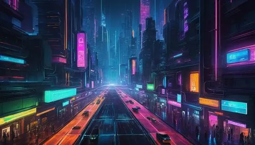 cyberpunk,colorful city,cybercity,cityscape,neon arrows,bladerunner,metropolis,tokyo city,polara,futuristic landscape,cyberscene,urban,shinjuku,cybertown,synth,neon,vapor,futuristic,synthetic,cityzen,Conceptual Art,Fantasy,Fantasy 15