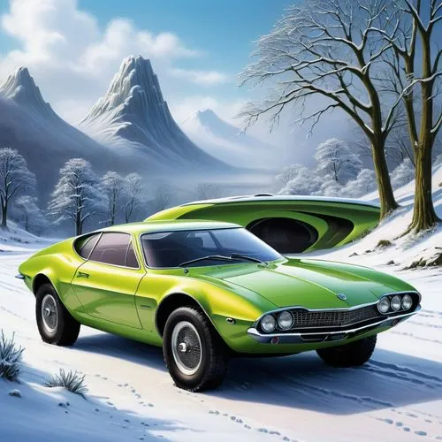 muscle car cartoon,ford maverick,alfa romeo montreal,ford mustang mach 1,aston martin v8 vantage (1977),dodge challenger,ford xb falcon,lamborghini espada,christmas retro car,ford pinto,ford capri,lamborghini jarama,ford torino,muscle car,iso grifo,first generation ford mustang,jaguar xjs,reliant scimitar,second generation ford mustang,lotus elite,Conceptual Art,Fantasy,Fantasy 30