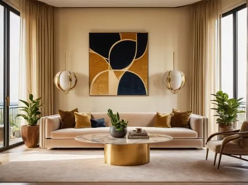 mid century modern,minotti,mahdavi,modern decor,contemporary decor,berkus,gold stucco frame,gold wall,art deco,midcentury,interior decor,interior design,art deco frame,penthouses,interior modern design,apartment lounge,gold paint strokes,interior decoration,livingroom,foscarini,Art,Artistic Painting,Artistic Painting 35