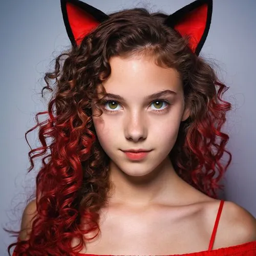 cat ears,devil,red cat,bedevil,feline look,kittani,poupard,feline,red bow,felina,pussycat,scarlet witch,redcat,devilish,cat look,grizabella,jehane,firecat,felos,orin,Photography,Artistic Photography,Artistic Photography 09