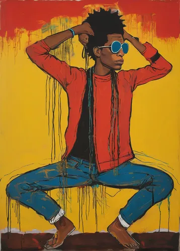 rastaman,afro-american,afro american,olodum,afroamerican,modern pop art,cool pop art,afro,jimmy hendrix,popular art,african boy,male poses for drawing,pedestrian,a pedestrian,2d,novelist,irie,young man,oil on canvas,art,Art,Artistic Painting,Artistic Painting 51