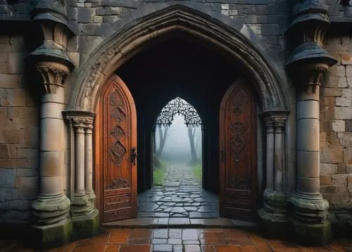 doorways,doorway,the door,creepy doorway,church door,the threshold of the house,doors,door,front door,portal,entrada,open door,entrances,archways,wooden door,stone gate,fairy door,doorkeepers,hall of the fallen,archway,Art,Artistic Painting,Artistic Painting 09