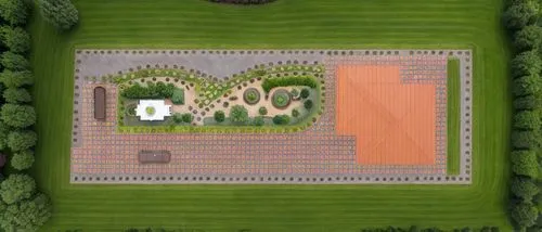 grave arrangement,palace garden,garden elevation,landscape plan,tennis court,floral border,gardens,flower clock,paved square,garden of the fountain,flower borders,ball track,flower border,rose garden,garden of plants,view from above,japanese zen garden,start garden,baseball diamond,hacienda,Landscape,Landscape design,Landscape Plan,Realistic