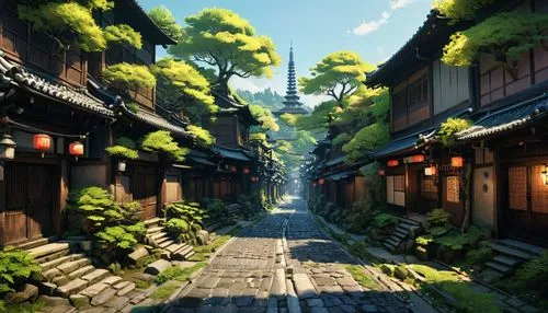 kyoto,tsukemono,ryokan,ancient city,kiyomizu,narrow street,japan landscape,chinese temple,meteora,sake gardens,alleyway,alley,asakusa,torii,world digital painting,street canyon,shanghai,hanging temple,kanazawa,koyasan,Conceptual Art,Fantasy,Fantasy 17