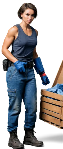 female worker,girl in overalls,storeman,tradespeople,jeans background,tradesman,cleaning woman,laborer,millworker,worker,dockworker,autoworker,woman holding gun,a carpenter,warehouseman,construction worker,laborers,forewoman,trabajadores,logistician,Art,Classical Oil Painting,Classical Oil Painting 07